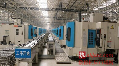 圖1.瑞慶公司的發動機生產線 圖1.瑞慶公司的發動機生產線