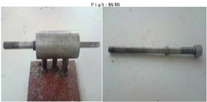 本實驗的附件采用兩種柄軸:固定柄軸,直徑76 mm,內孔徑40 mm;旋轉柄軸,直徑17 mm 本實驗的附件采用兩種柄軸:固定柄軸,直徑76 mm,內孔徑40 mm;旋轉柄軸,直徑17 mm