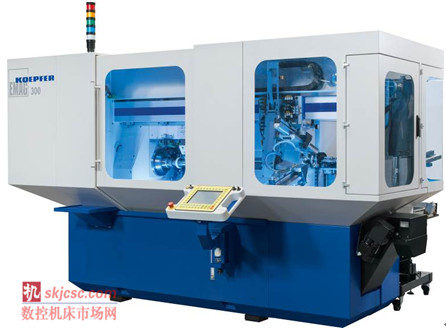 KOEPFER K 300 滾齒機(jī): 該機(jī)床靈活通用，幾乎可以滾銑任何齒輪。其耐振聚合物混凝土的床身、箱式框架設(shè)計(jì)和熱對(duì)稱結(jié)構(gòu)均利于實(shí)現(xiàn)高效的加工工藝。